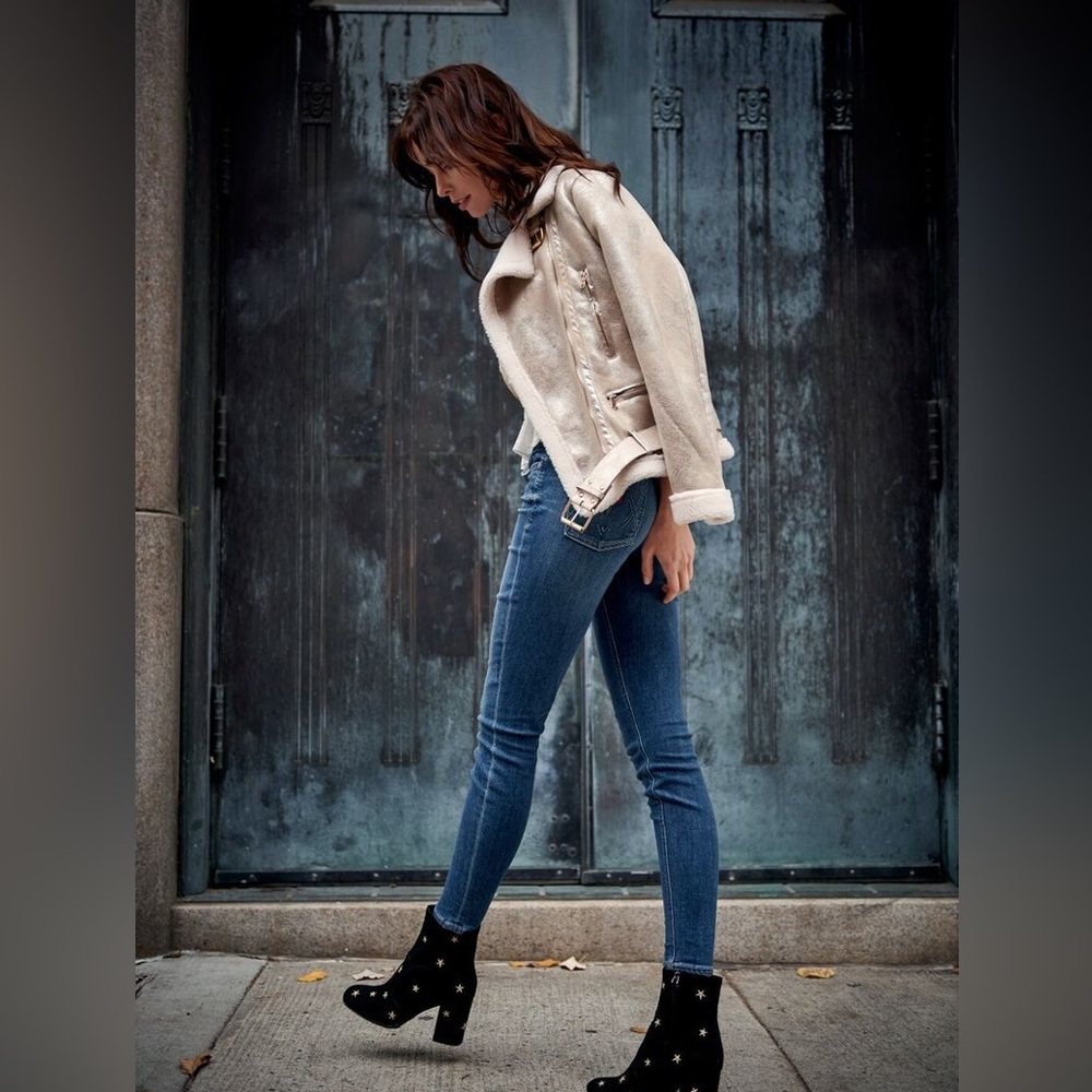 Anthropologie McGuire Newton high rise skinny crop 27